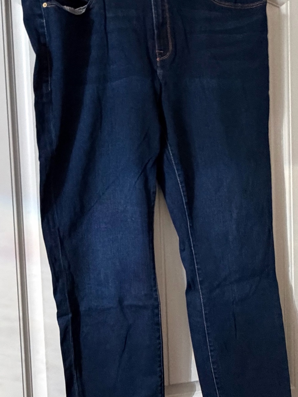 Size 18-Tommy Hilfiger Greenwich Skinny Dark Wash Straight Leg Jeans - Deep Blue